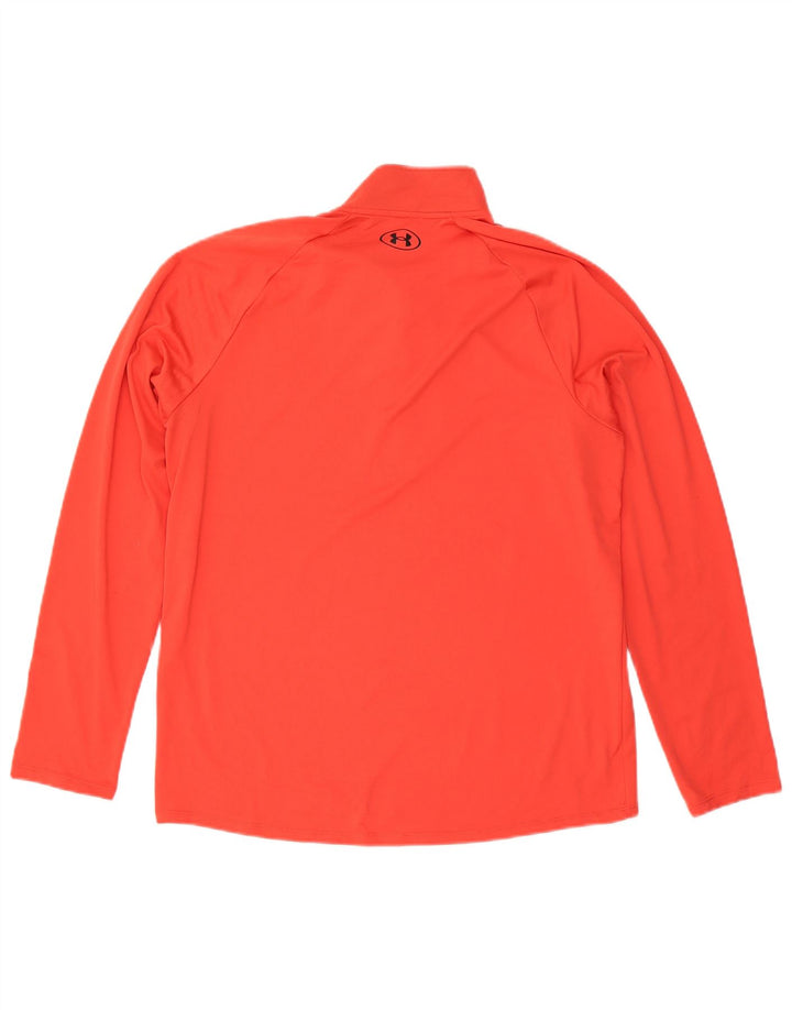 Ανδρική φόρμα πουλόβερ με φερμουάρ Under Armour Top Large Red