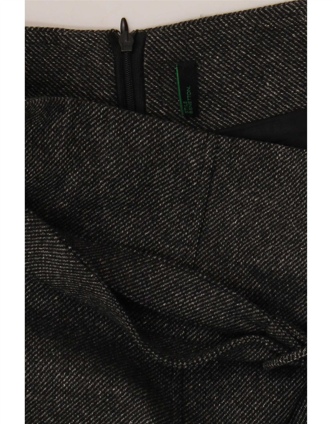Benetton Γυναικεία Pencil Φούστα W26 Μικρή Γκρι