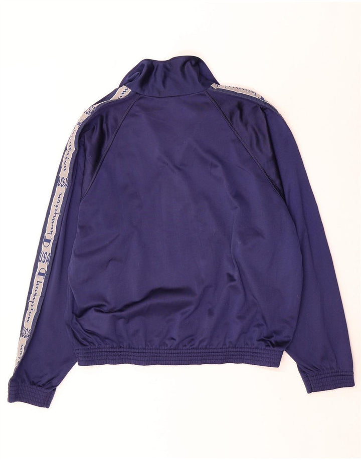 Ανδρική φόρμα Champion Graphic Top Jacket Medium Navy Blue Colourblock