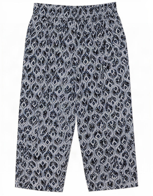Marks & Spencer Γυναικείο ψηλόμεσο παντελόνι Capri UK 12 Medium W32 L20 Blue