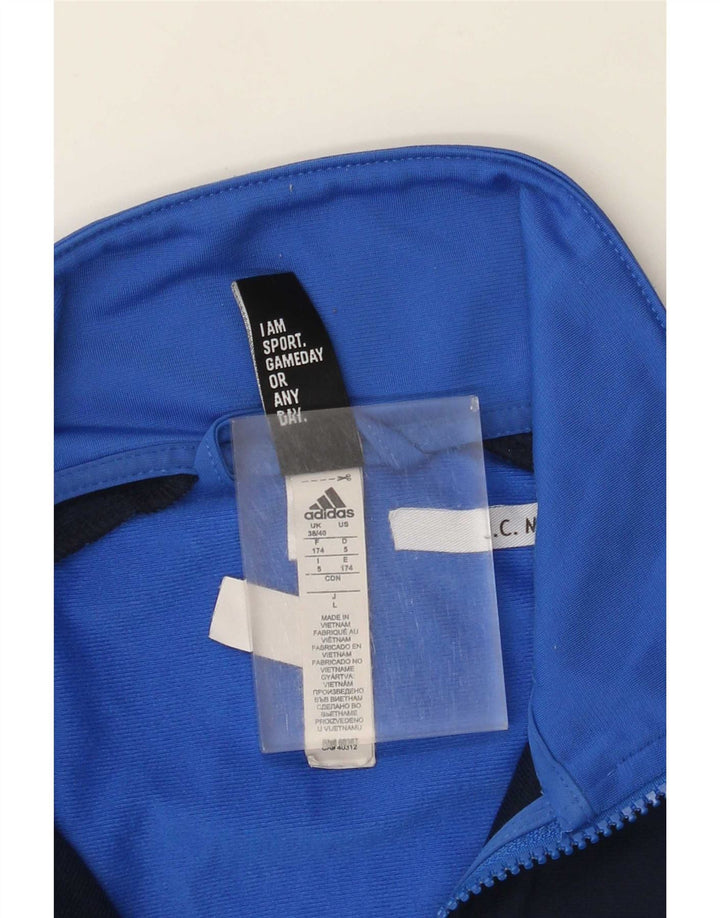 Ανδρική φόρμα Adidas Top Jacket UK 38/40 Medium Blue Colorblock Polyester