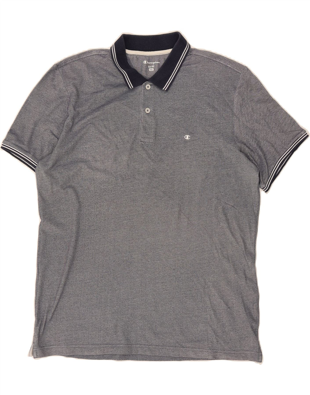 CHAMPION Mens Easy Fit Polo Shirt 2XL Navy Blue Vintage Champion and Second-Hand Champion from Messina Hembry 