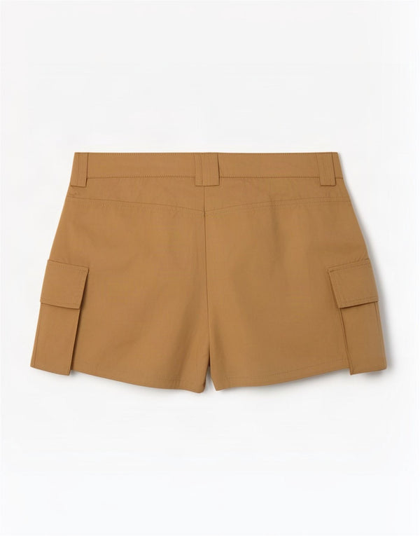 Zara Γυναικείο Σορτς Cargo Medium W28 Beige Polyester