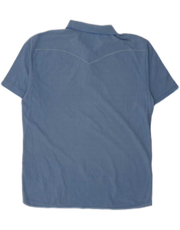 Ανδρικό πουκάμισο πόλο Levi's 2XL μπλε βαμβακερό