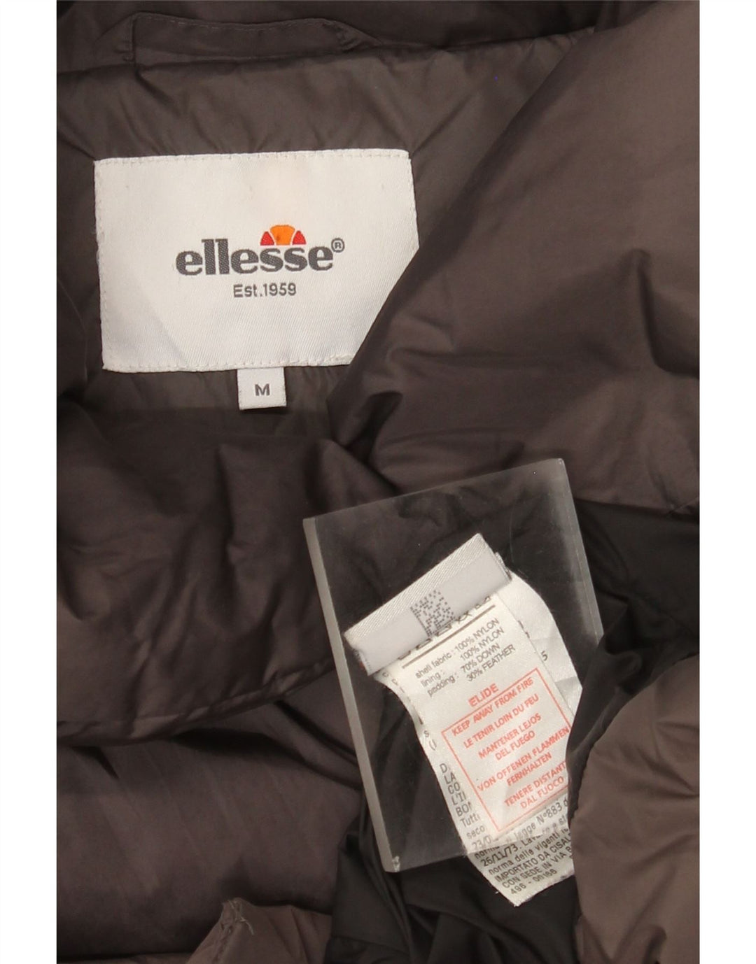 Ellesse Γυναικείο μπουφάν με επένδυση UK 14 Medium Grey Nylon