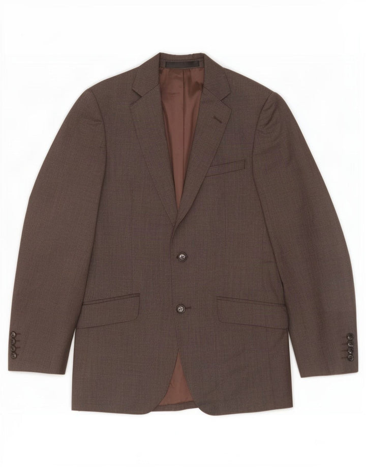 Marks & Spencer Ανδρικό σακάκι με 2 κουμπιά μπλέιζερ UK 36 Small Grey Wool