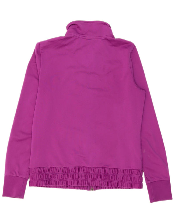 Puma Γυναικεία αθλητική φόρμα Top Jacket UK 12 Medium Purple Polyester