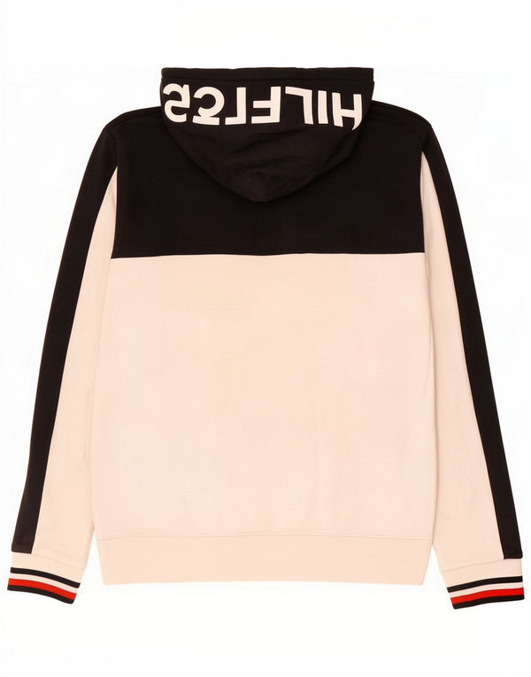 Ανδρικό Tommy Hilfiger Graphic Hoodie Jumper Large Black Colorblock Βαμβακερό