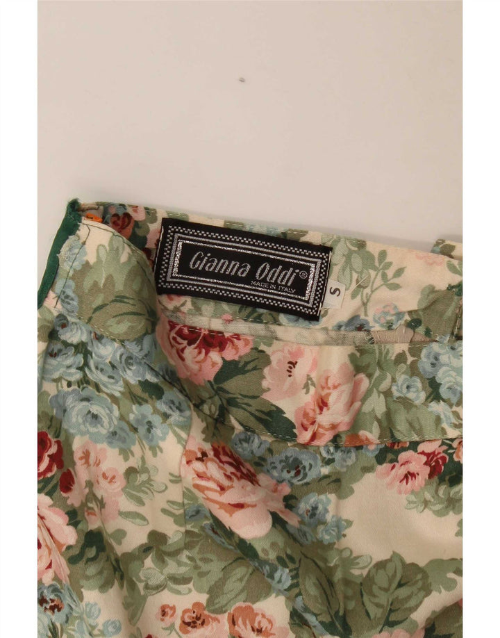 Vintage Γυναικεία Μίνι Φούστα Μικρή W26 Πολύχρωμη Floral
