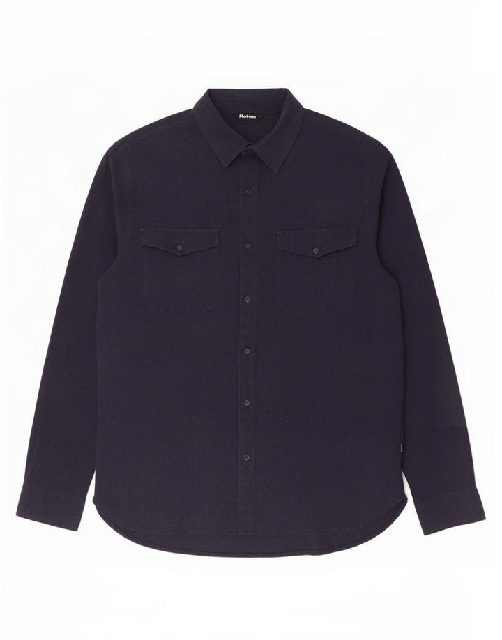 Ανδρικό πουκάμισο Rohan Μεγάλο Navy Blue λινό