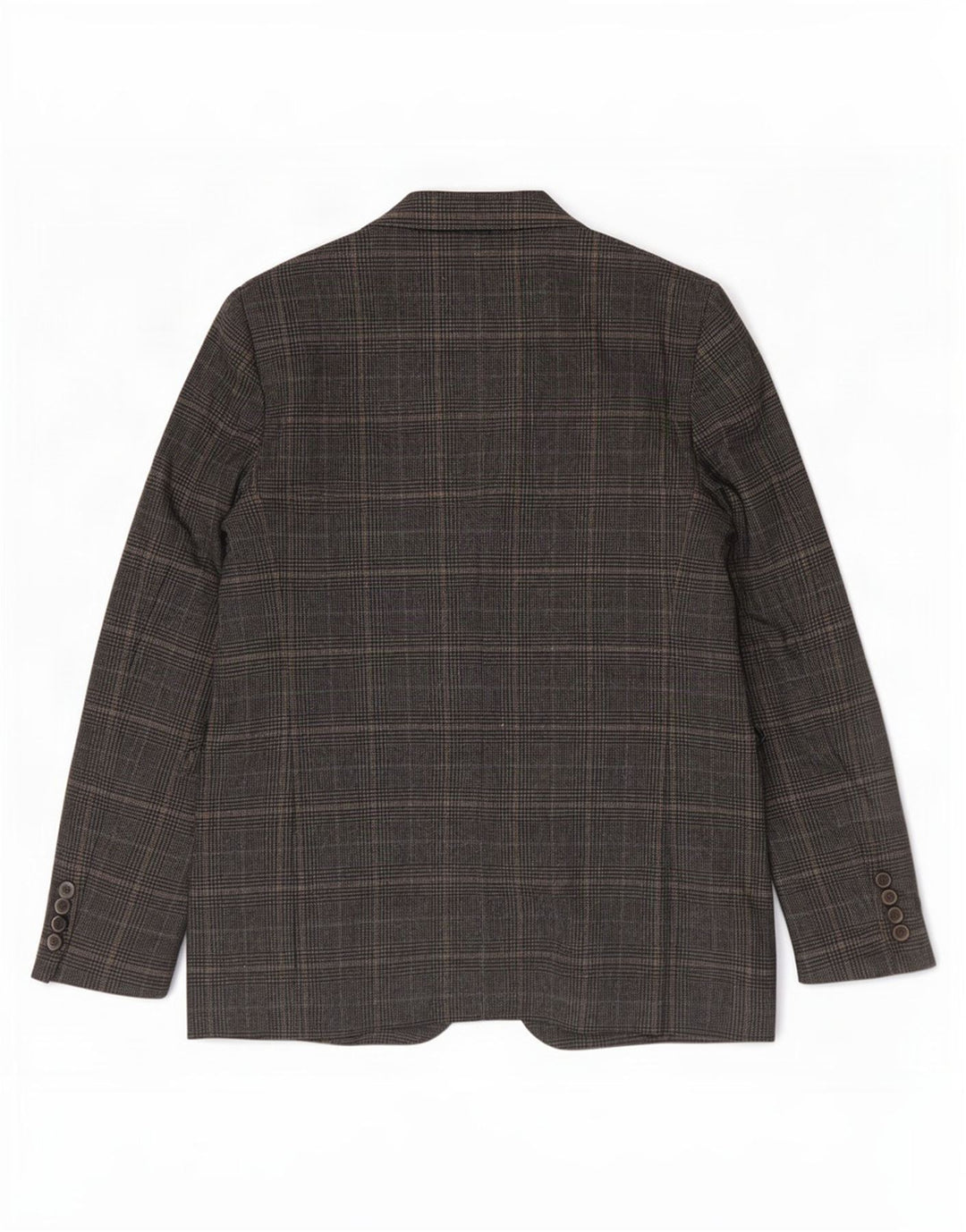 Zara Γυναικείο μπουφάν blazer UK 10 Small Grey Houndstooth Polyester