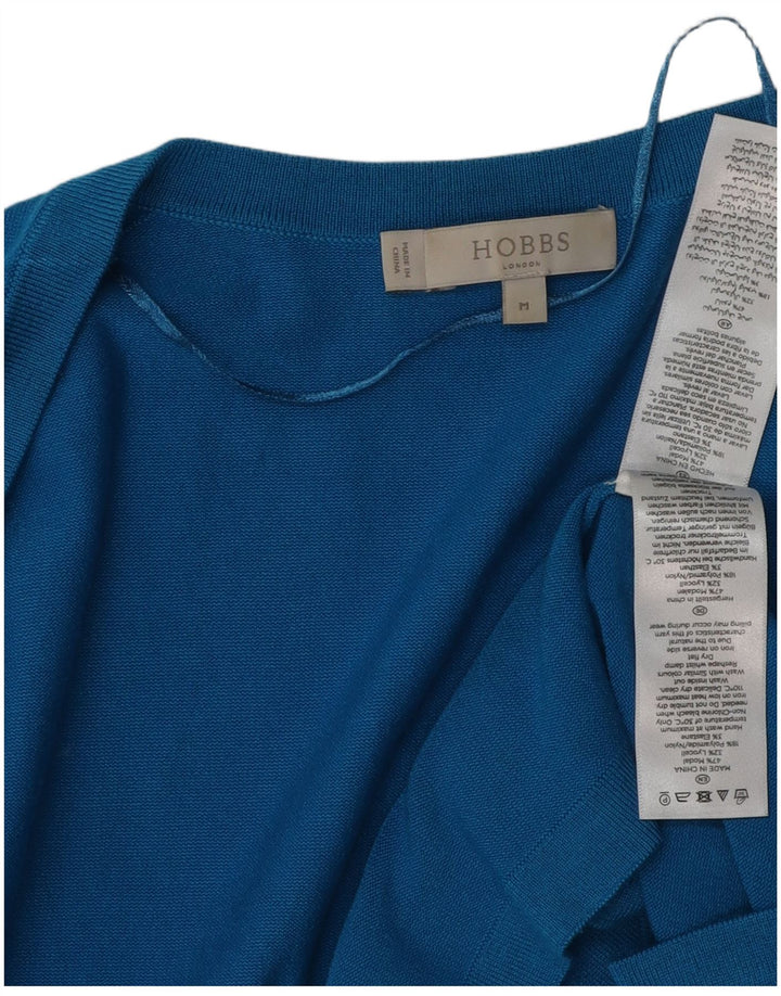 HOBBS Γυναικεία Ζακέτα με ανοιχτό μανίκι 3/4 UK 12 Medium Blue Modal