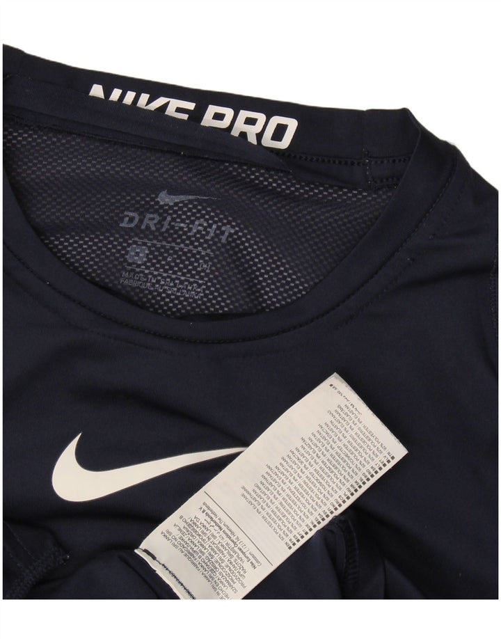 Ανδρικό τοπ Nike Dri Fit Μακρυμάνικο Μικρό Navy Blue Polyester