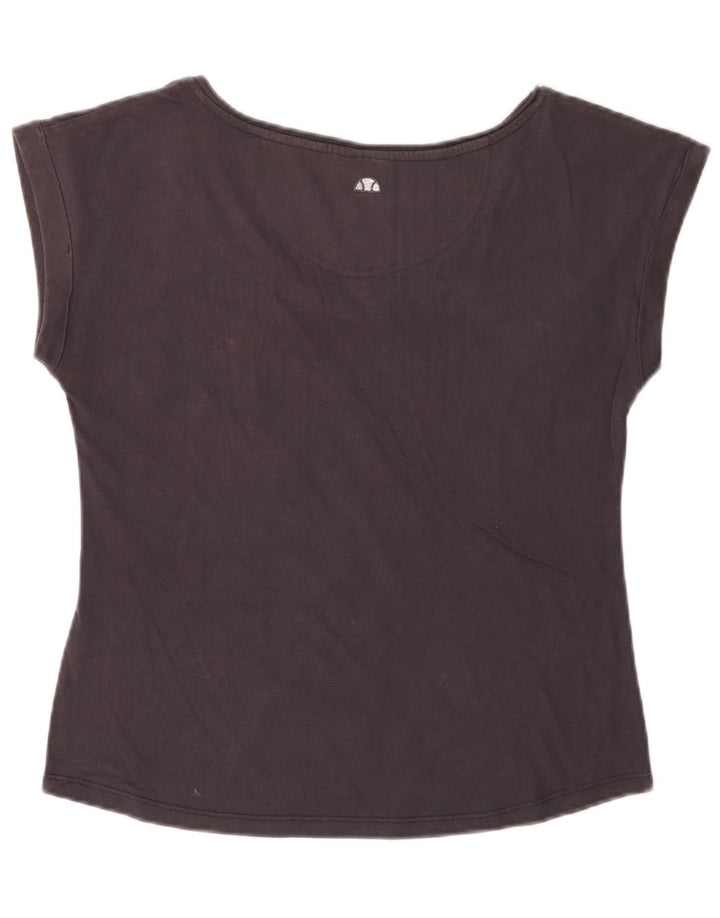 Γυναικείο γραφικό μπλουζάκι ELLESSE Top UK 14 Large Navy Blue από βαμβάκι