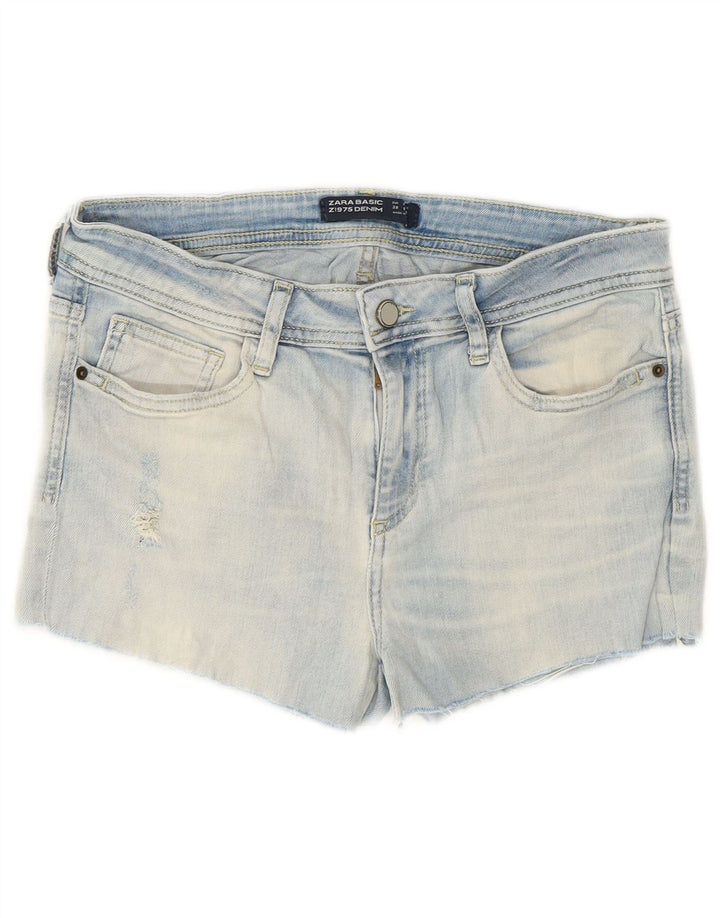 Zara Γυναικείο τζιν σορτς EU 38 Small W28 Blue