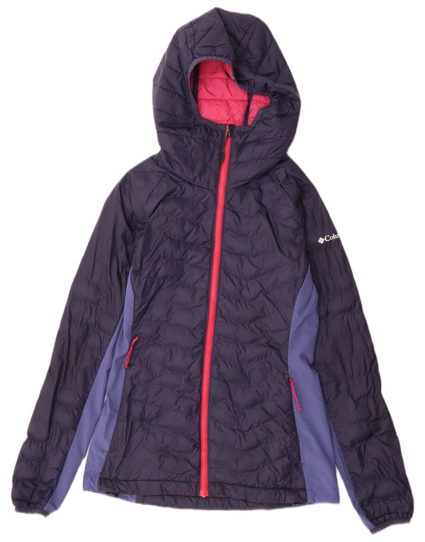 Columbia Γυναικείο μπουφάν με επένδυση UK 8 Small Navy Blue Colourblock Sports