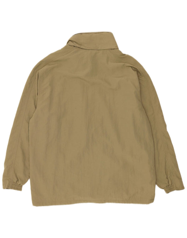 Ανδρικό μπουφάν βροχής με κουκούλα Diadora UK 36 Small Khaki Polyamide