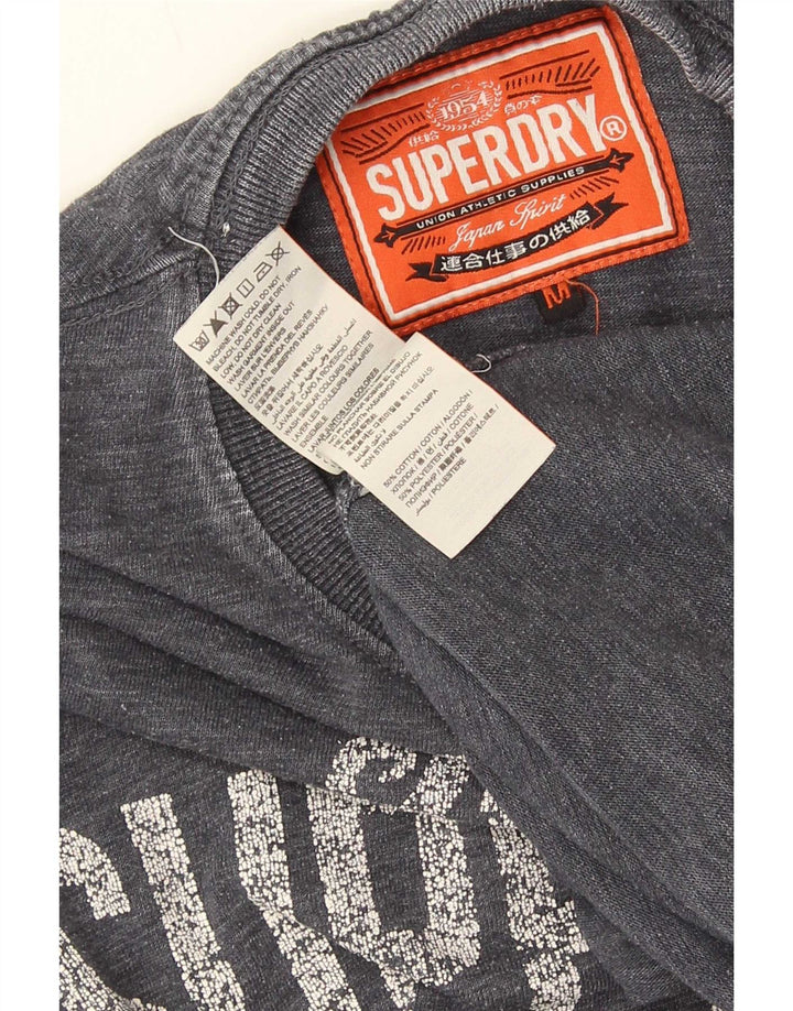 Ανδρικό γραφικό T-Shirt Superdry Top Μεσαίο γκρι βαμβακερό