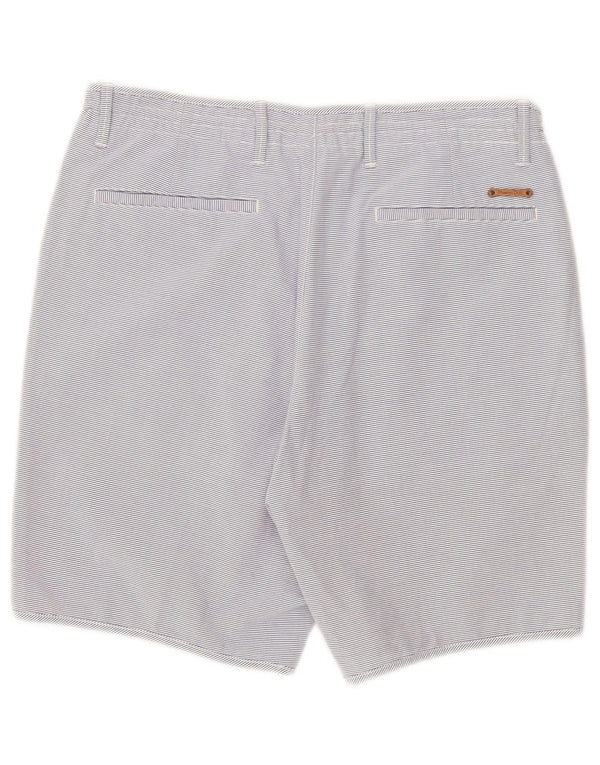 Massimo Dutti Ανδρικό σορτς Chino EU 42 Large W32 Βαμβακερό με μπλε ρίγες