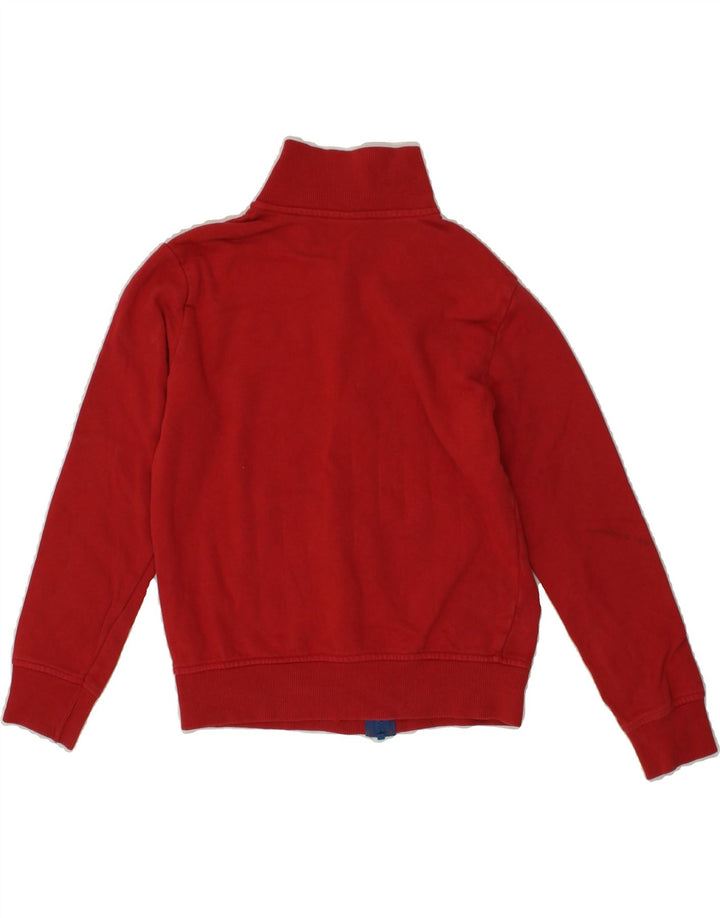 BENETTON Boys Graphic Tracksuit Top Jacket 8-9 Years Red Cotton Vintage Benetton and Second-Hand Benetton from Messina Hembry 