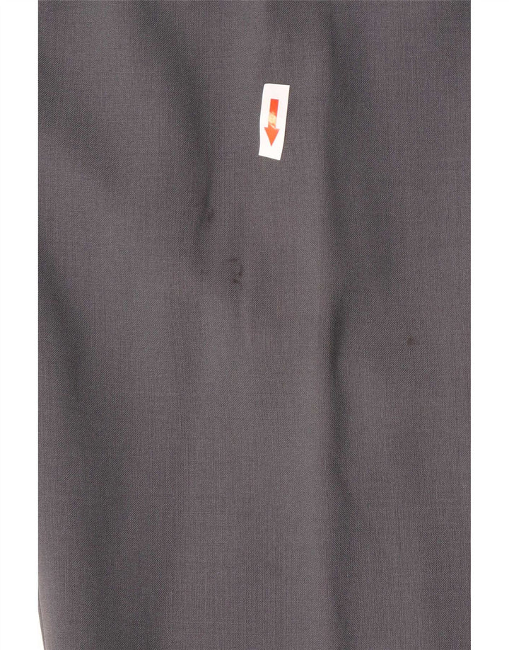 Ανδρικό ίσιο παντελόνι Marks & Spencer W36 L29 Γκρι νέο μαλλί