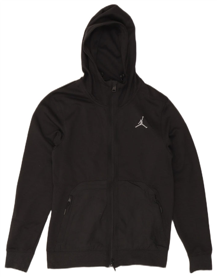 JORDAN Ανδρικό πουλόβερ με κουκούλα με φερμουάρ Dri Fit XS Μαύρο πολυεστέρα