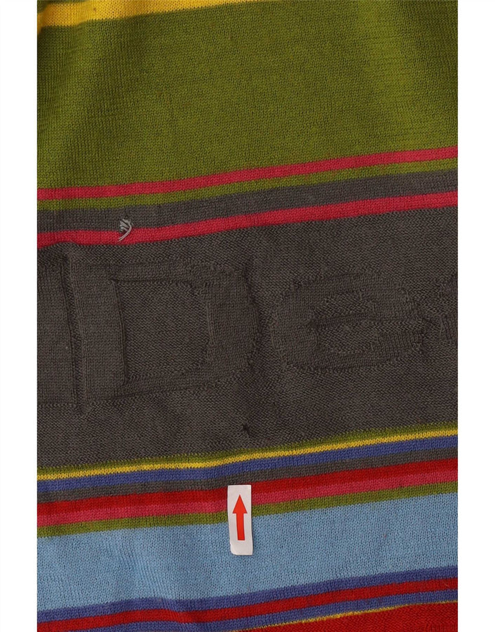 Ανδρικό πουλόβερ Desigual Graphic Crew Neck Jumper Medium πολύχρωμο ριγέ