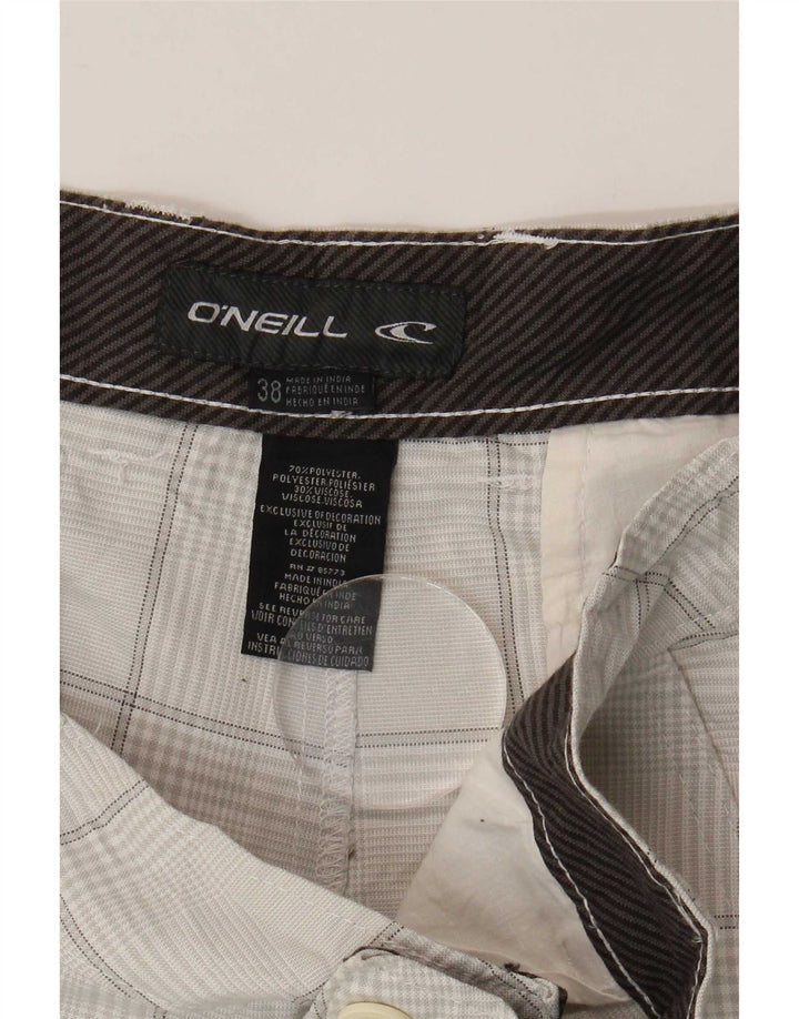 Ανδρικό σορτς Chino O'Neill W38 XL Grey Check Polyester