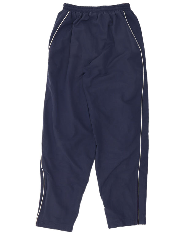 Umbro Mens Graphic Tracksuit Trousers Joggers Small Navy Blue Polyester