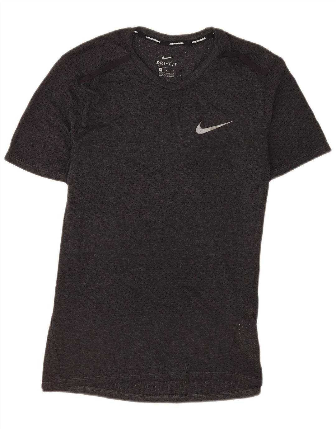 Ανδρικό T-Shirt Nike Dri Fit Τοπ μεσαίου γκρι πολυεστέρα