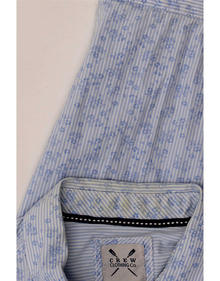 Ανδρικό πουκάμισο Crew Clothing Medium Blue Floral Βαμβακερό