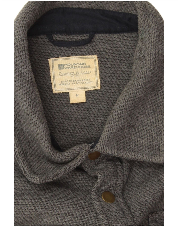 Ανδρικό πουκάμισο Mountain Warehouse Flannel Medium Grey Flecked Polyester