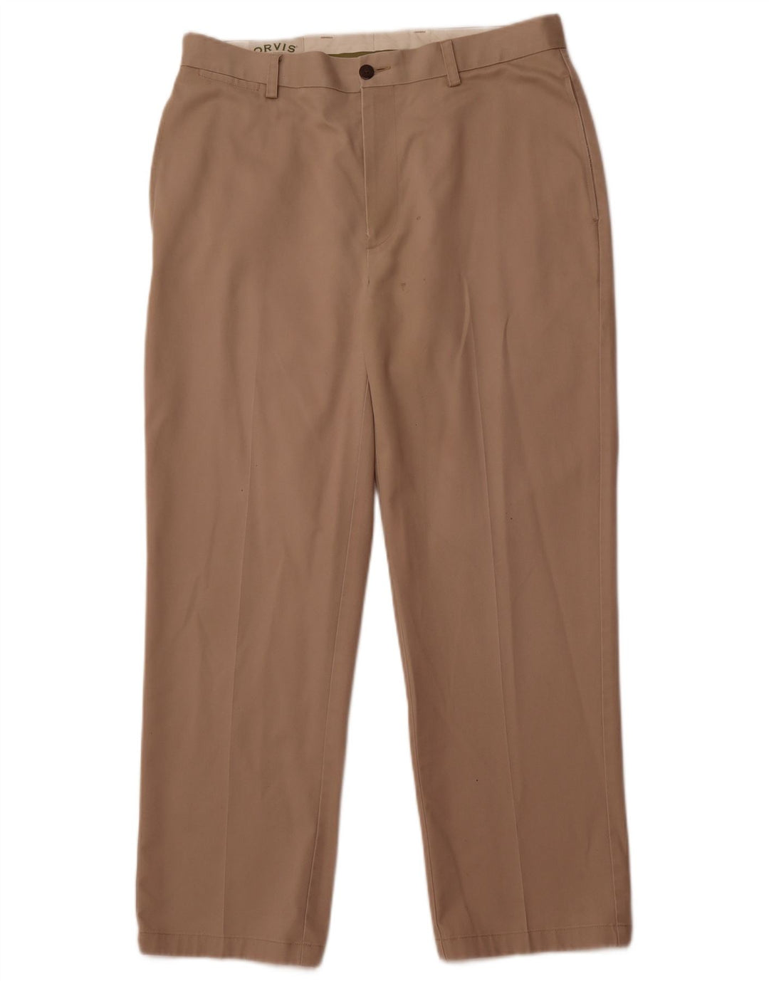 Orvis Ανδρικό ίσιο παντελόνι Chino W34 L30 Μπεζ βαμβακερό