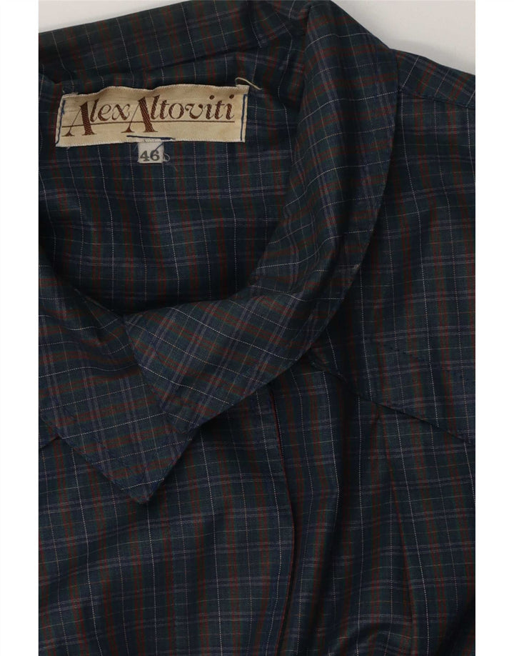 Alex Altoviti Γυναικείο Αδιάβροχο IT 46 Large Navy Blue Check
