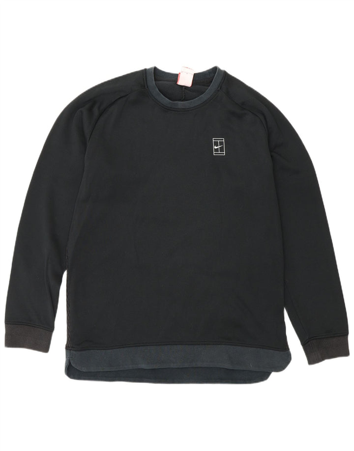 Ανδρικό φούτερ Nike Jumper, μεσαίο μαύρο βαμβακερό