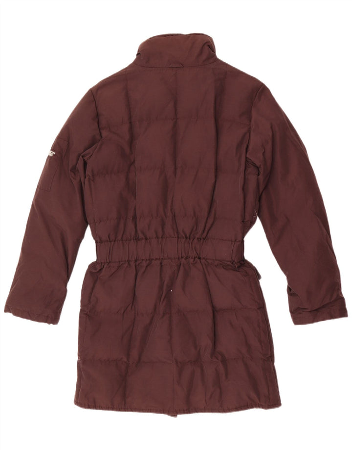 Woolrich Γυναικείο παλτό UK 10 Small Brown Βαμβακερό