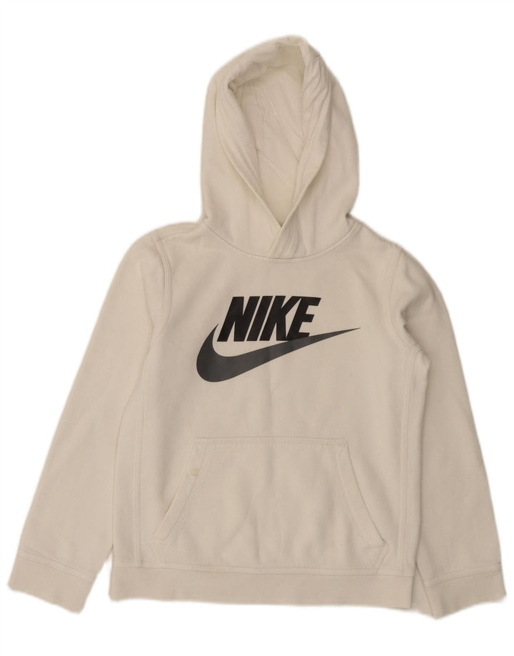 NIKE Boys Graphic Standard Fit Jumper με κουκούλα 10-11 ετών Μεσαίο λευκό