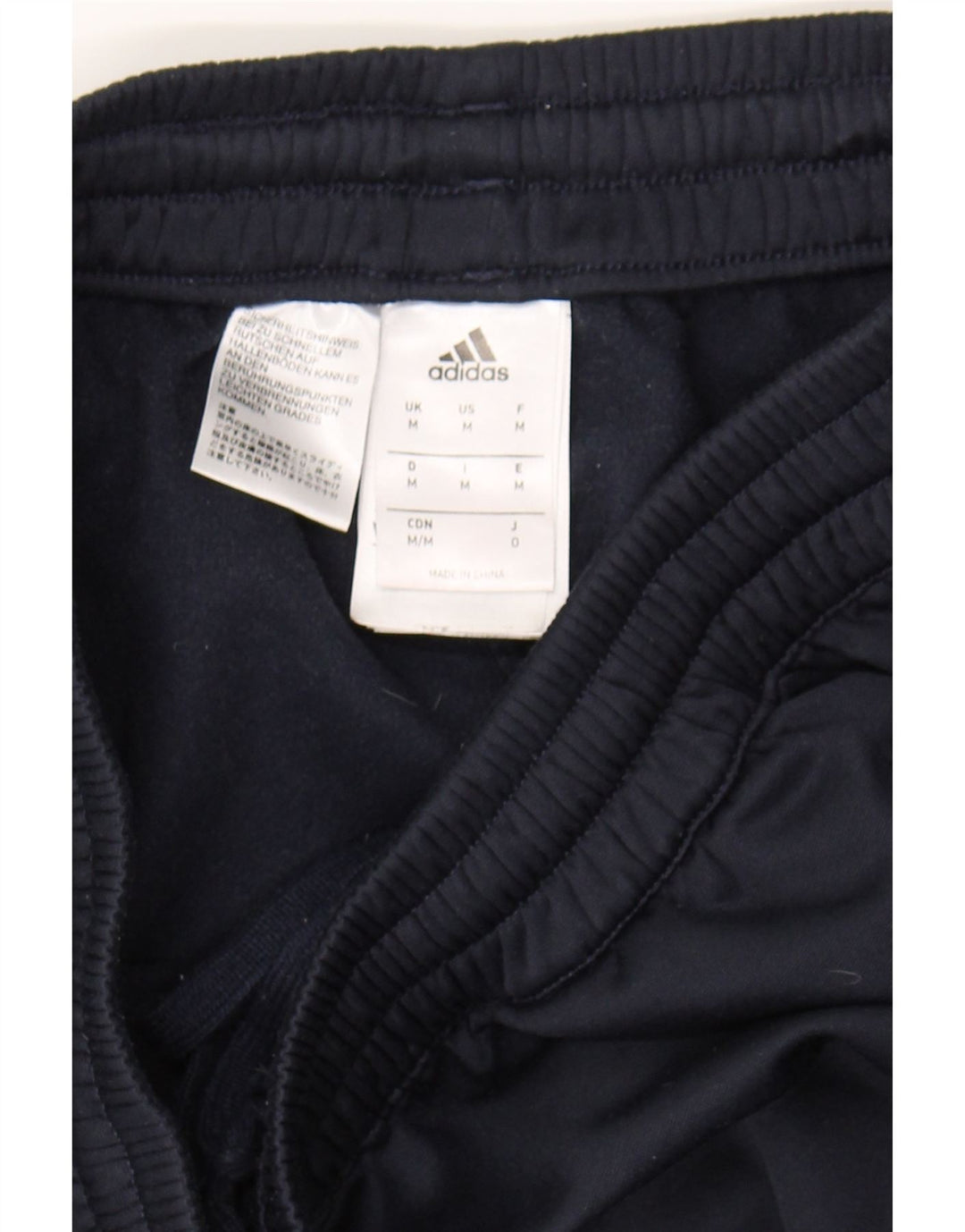 ADIDAS Womens Tracksuit Trousers UK 12 Medium  Navy Blue Polyester Vintage Adidas and Second-Hand Adidas from Messina Hembry 