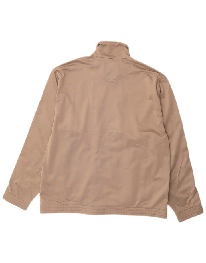 Ανδρική φόρμα Lotto Top Jacket Μεγάλο Μπεζ Πολυεστέρας