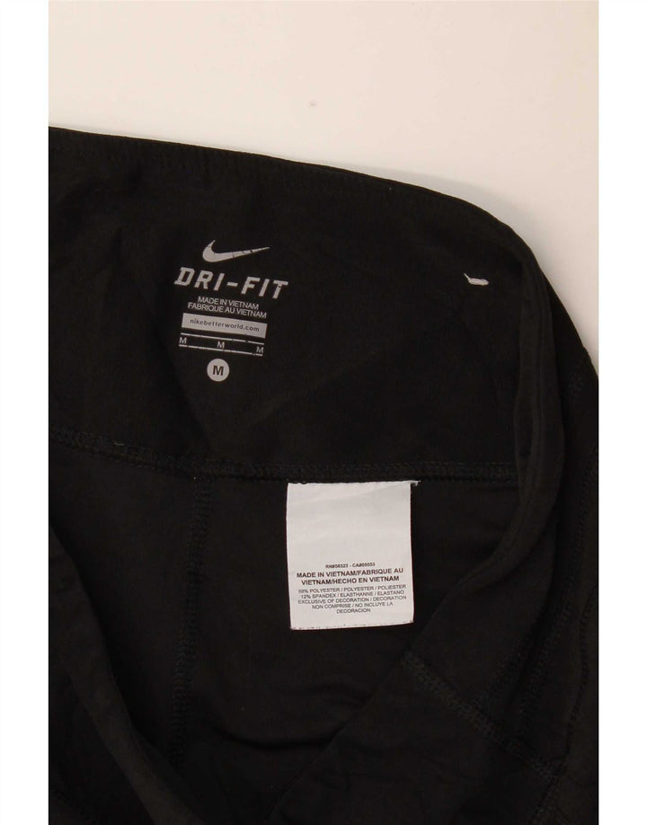 Γυναικείο κολάν Nike Capri Medium W30 L19 Μαύρο Sports από πολυεστέρα