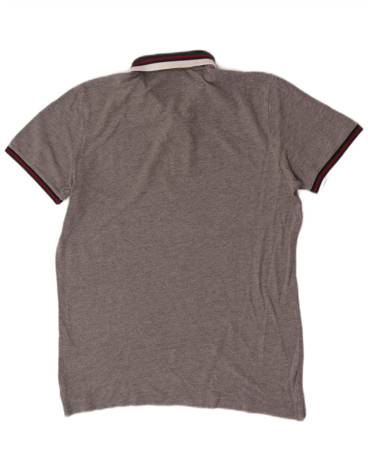 Ανδρικό μπλουζάκι πόλο Jack & Jones με γκρι χρώμα