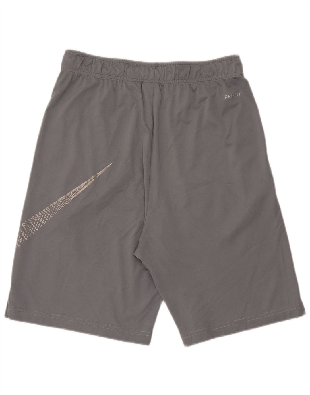 Γραφικό αθλητικό σορτς Nike ανδρικό Dri Fit με μεσαίο γκρι πολυεστέρα