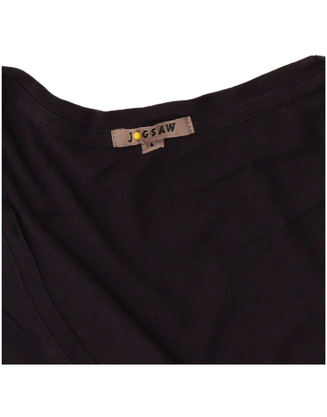 Γυναικείο μπλουζάκι Jigsaw Μακρυμάνικο UK 14 Large Navy Blue βαμβακερό