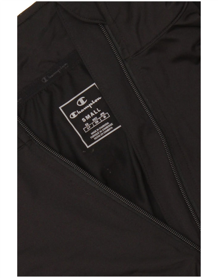 Ανδρική φόρμα πουλόβερ με φερμουάρ CHAMPION Top Small Black
