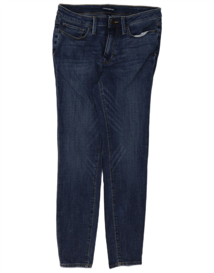 CALVIN KLEIN Γυναικείο Skinny Jeans US 8 Medium W30 L28 Μπλε βαμβακερό