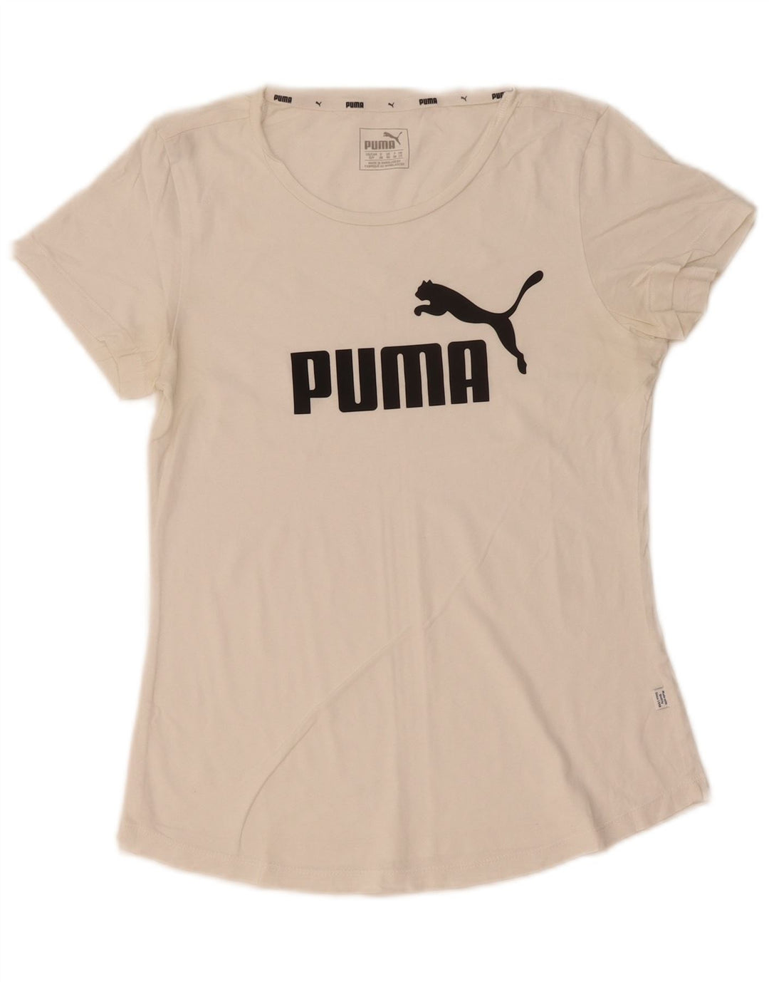 Γυναικείο γραφικό μπλουζάκι Puma Top UK 10 Small White