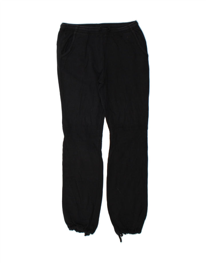 ASICS Womens Tracksuit Trousers Joggers UK 12 Medium  Black Cotton Vintage Asics and Second-Hand Asics from Messina Hembry 