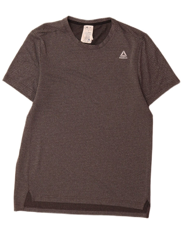 Ανδρικό T-Shirt Reebok Speedwick Top Medium Grey Polyester