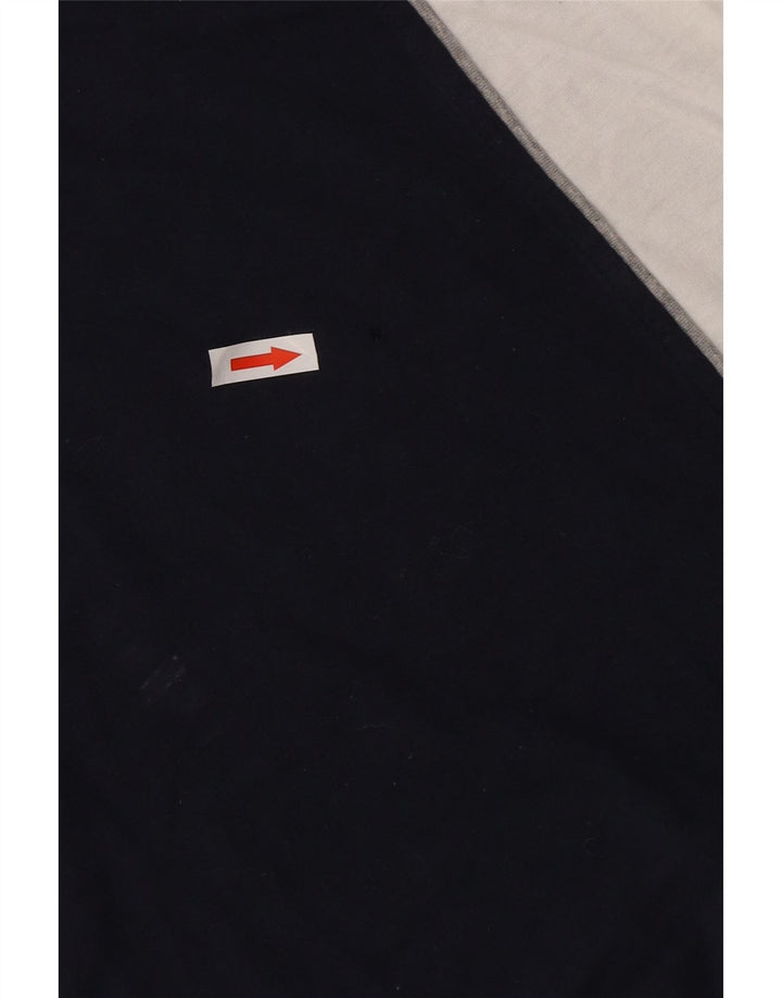 Ανδρικό γραφικό γιλέκο Champion Top Medium Navy Blue Colourblock Βαμβακερό