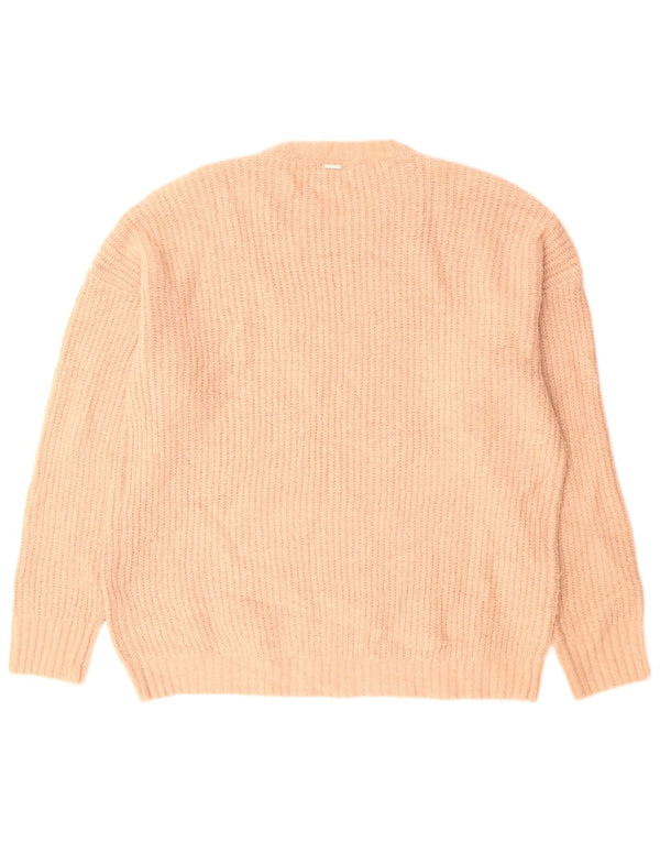 Γυναικείο πουλόβερ Volcom Oversized Crew Neck Jumper UK 12/14 Medium Pink